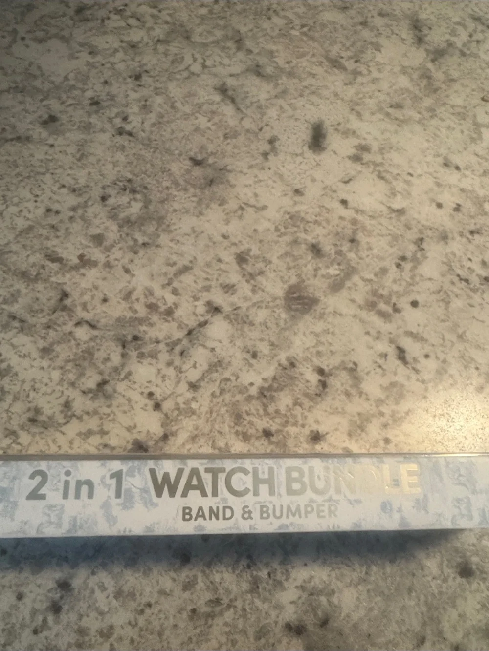 New Poppy 2-in-1 White and Blue Floral Apple Watch Band & Bumper